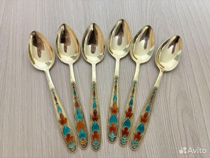 Набор серебряных кофейных ложек