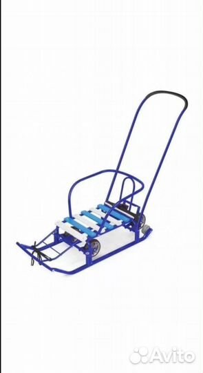 Детские санки на колесах бу