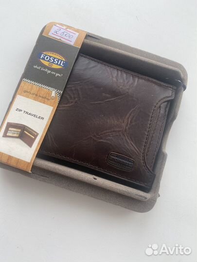 Кошелек мужской кожаный новый