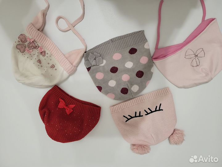 Шапки пакетом для девочки