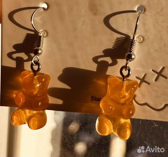 Сережки Медведь Haribo