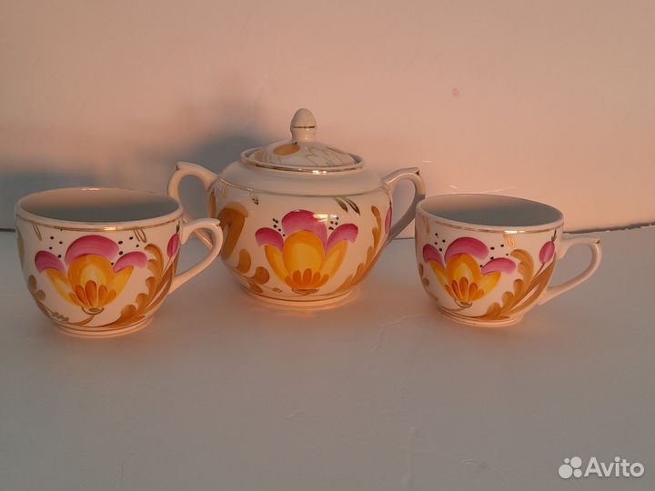 Чайные чашки СССР. Вербилки, Дулево, лфз