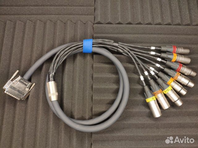 Циф. dsub 25 на 4 xlr гн. + 4 xlr шт. Cmd8 110 Om