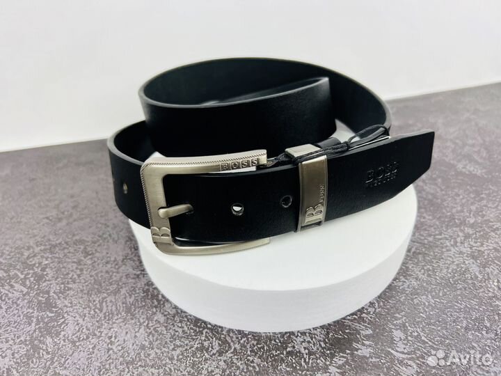 Ремень мужской кожаный Boss