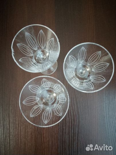 Хрустальные фужеры бокалы СССР