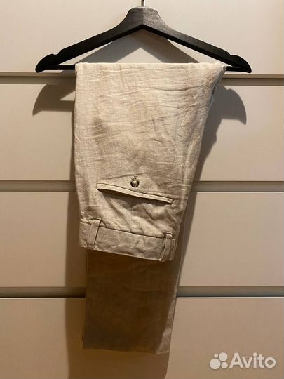 Льняные брюки Mango