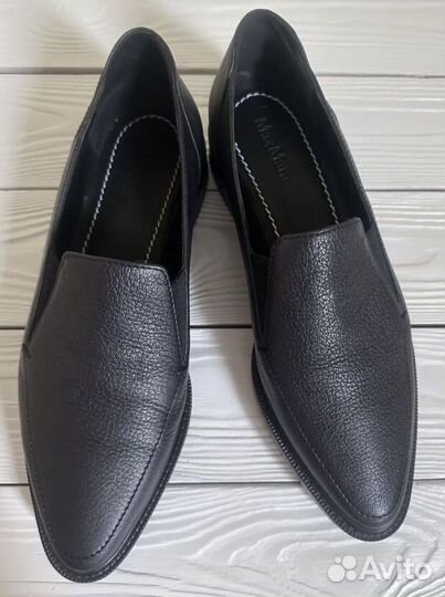 Max Mara кожаные лоферы 39