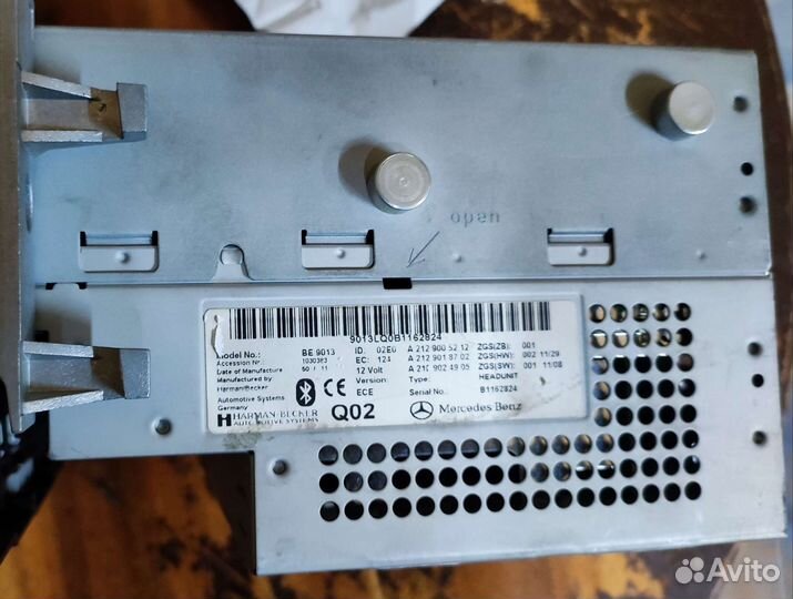 Магнитола штатная мультимедиа на Мерседес W212