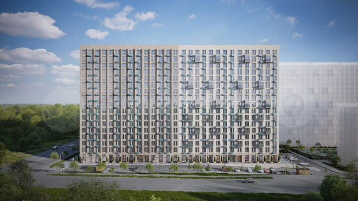 2-к. квартира, 52,8 м², 4/17 эт.