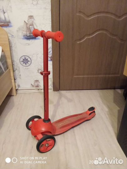 Самокат детский трехколесный