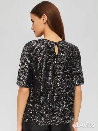 Топ в пайетках вечерний