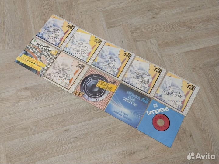 Виниловые пластинки (миньоны) - 30 штук (EP)