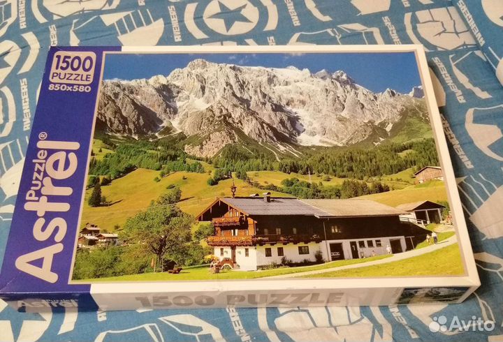 Пазлы 1500 и 3D по 500 пазлов