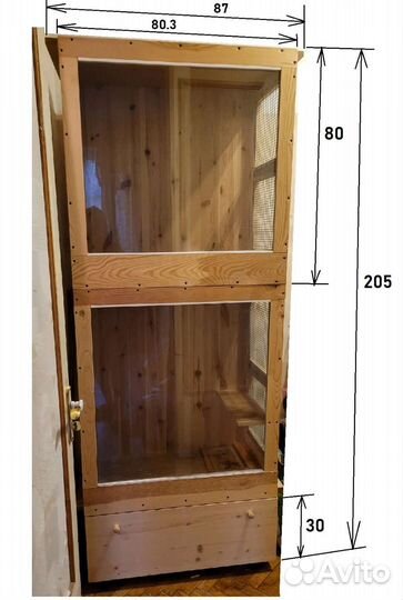 Витрина для шиншилл бу