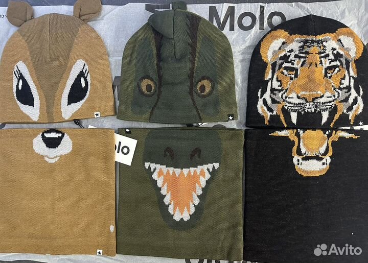 Комплект шапка снуд Molo Kleo новый