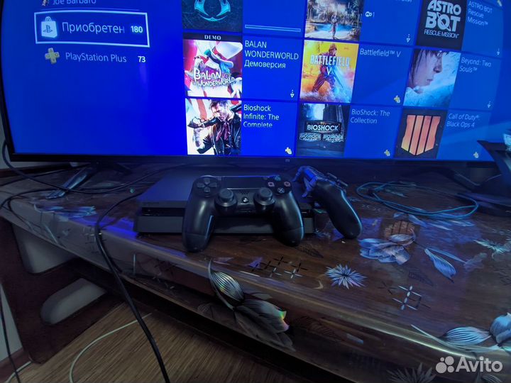 Sony playstation 4 slim+много игр