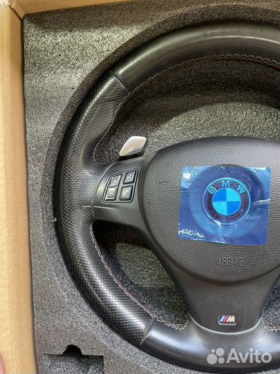 М руль с лепестками bmw e90 e87 e92 e91 e84 e81