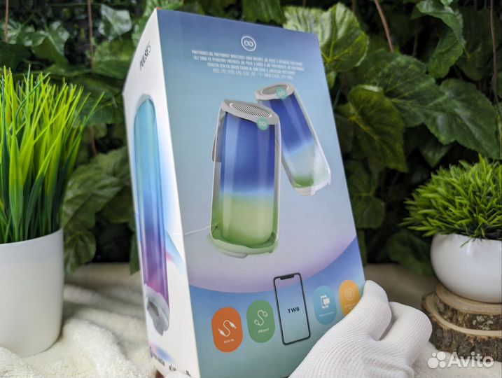 Беспроводная колонка JBL Pulse 5 белая