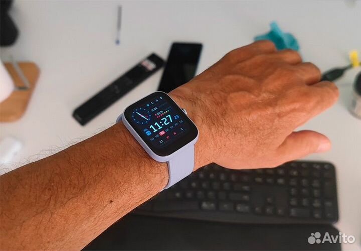 Смарт-часы Amazfit Bip3 Blue Новые Гарантия