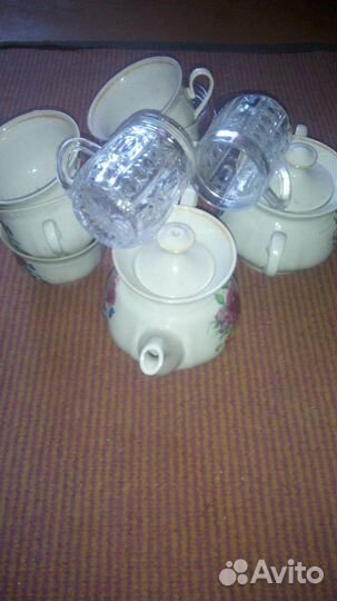 Сервиз чайный фарфоровый СССР
