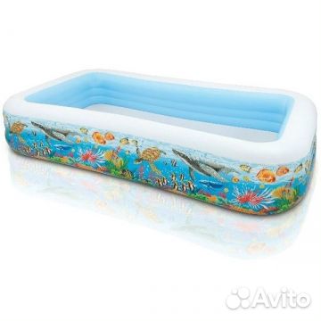 Бассейн надувной для детей 305х183х56см