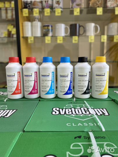 Чернила moorim комплект 6 цветов по 500g,L805