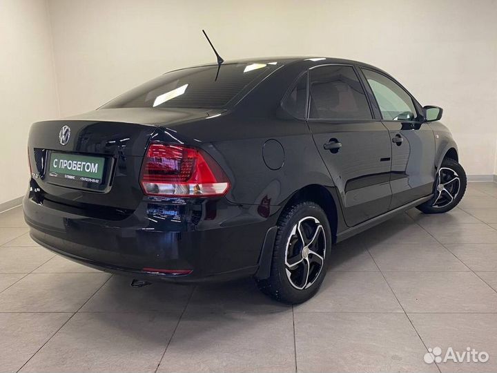 Volkswagen Polo 1.6 AT, 2015, 123 689 км