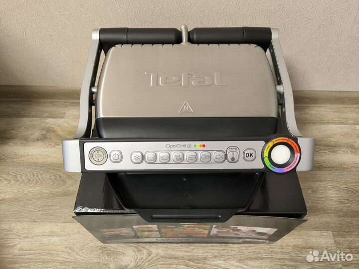 Умный электрогриль Tefal Optigrill+ GC712D34