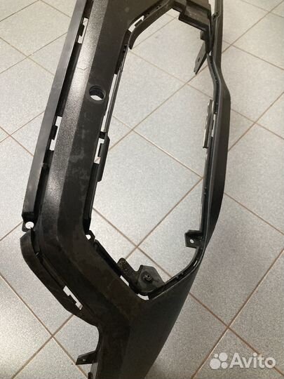 Юбка спойлер заднего бампера Kia Sorento 4 2020