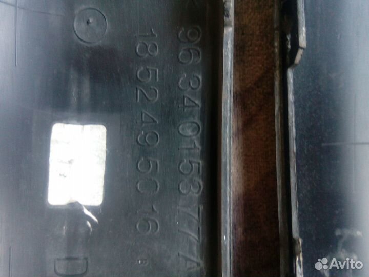 Накладки заднего бампера Peugeot 307