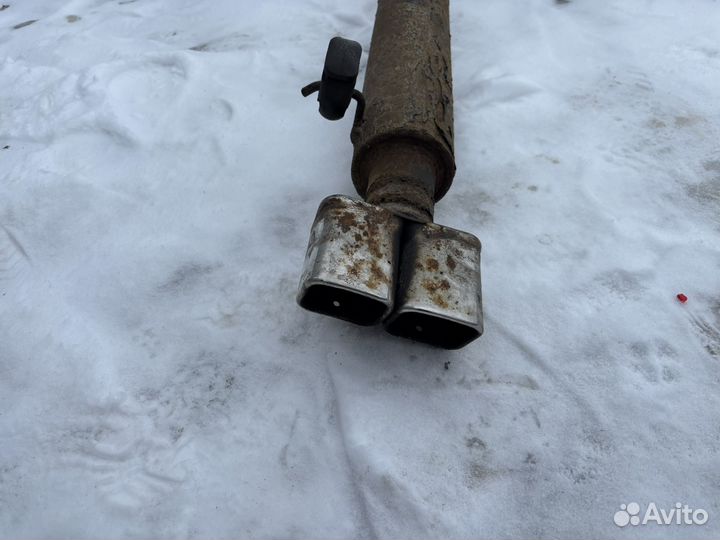 Раздвоенный выхлоп на ваз 2112