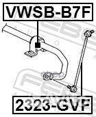 Втулка стабилизатора volkswagen tiguan 2008-201
