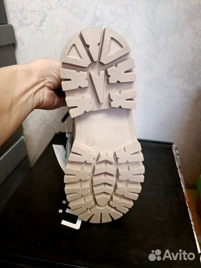 Ботинки демисезонные minimen 36 размер кожа новые