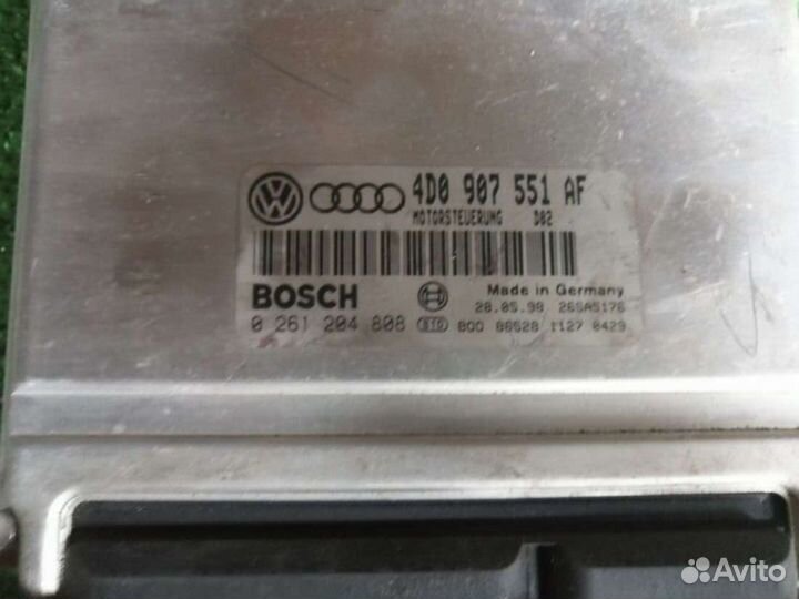 Блок управления двигателем 4D0907551AF Audi A6 C5