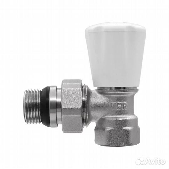 Вентиль для радиаторов 1/2 регулировочный угловой верхний VR300
