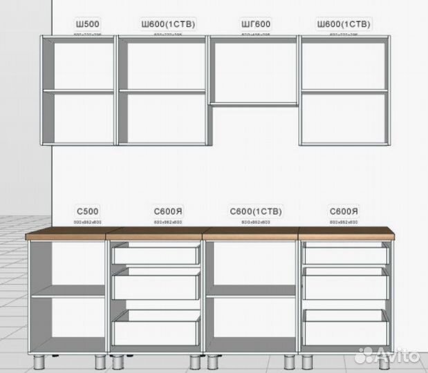 Кухня мдф со столешницей. Цена реальная