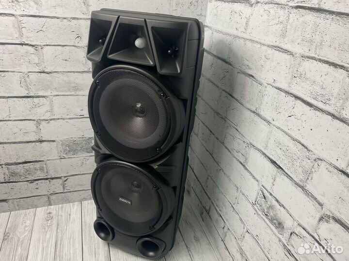 Мощная большая колонка с караоке, новая, ду