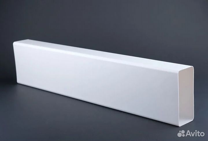 Канал вентиляционный 55 х 110 мм х 1 м плоский