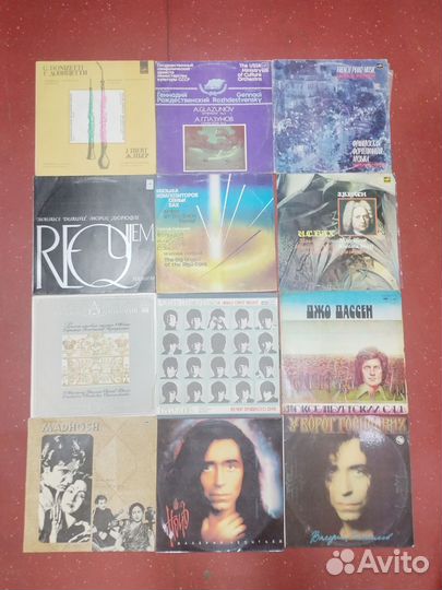 Виниловые пластинки СССР