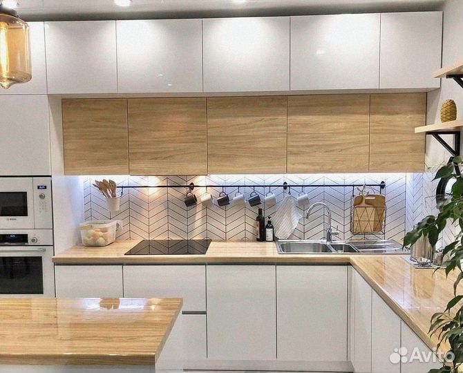 Кухонный гарнитур из мдф на заказ без посредников