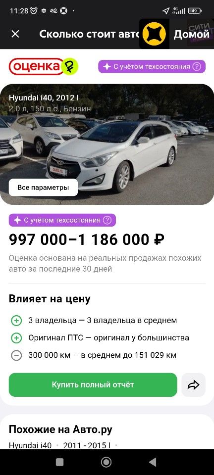 Hyundai i40: фото владельца