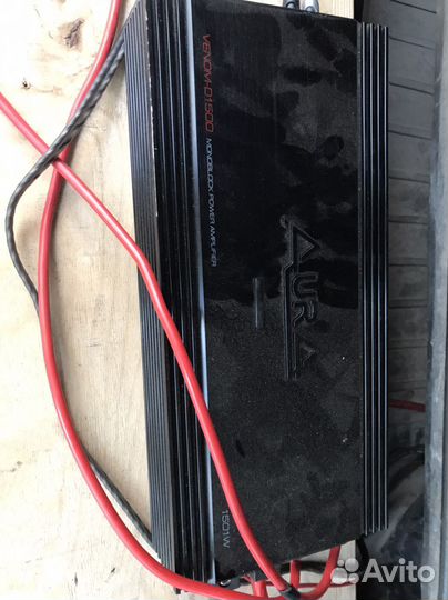 Сабвуфер и усилитель комплект