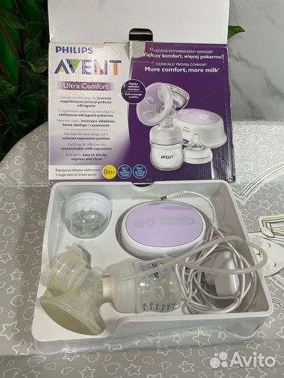 Молокоотсос avent электрический