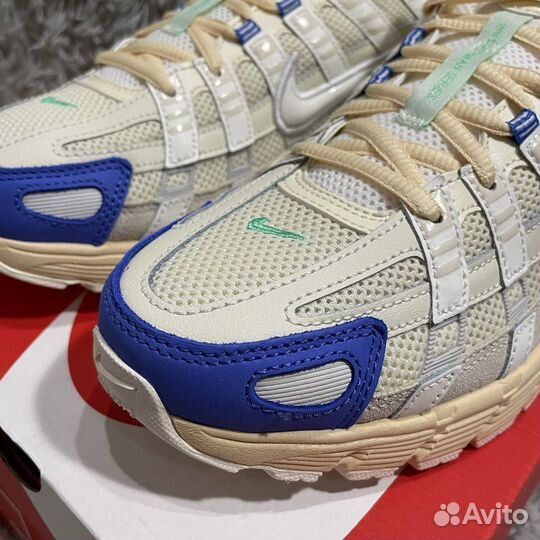 Nike P-6000 Athletic Department Coconut Milk Blue