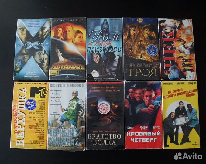 Видеокассеты, 55 шт