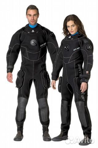 Cухой гидрокостюм для дайвинга D10 Pro Iss Men