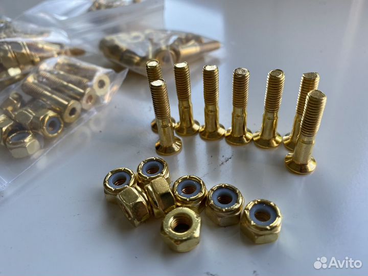 Болты для скейтборда 25mm gold