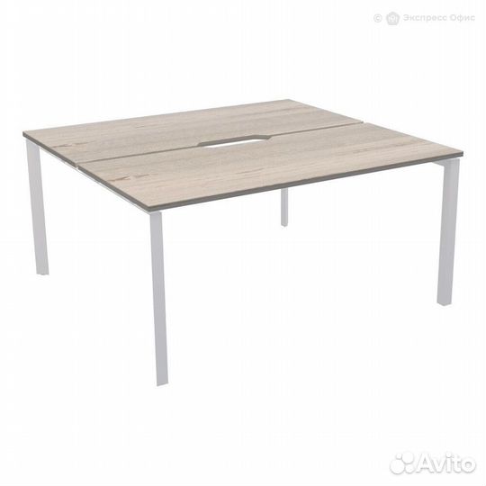 Стол-бенч двойной на 2 рабочих места Аргентум-М нт