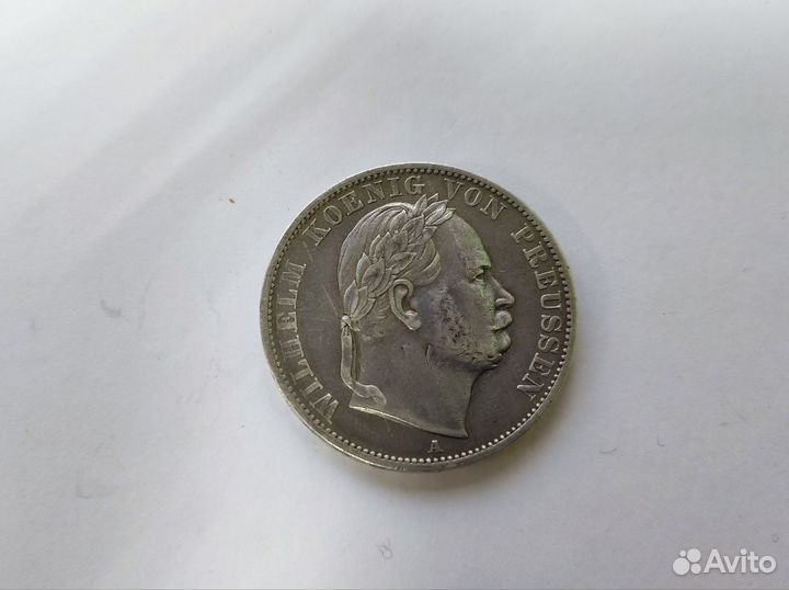 1 Талер 1866 А Союзный Пруссия