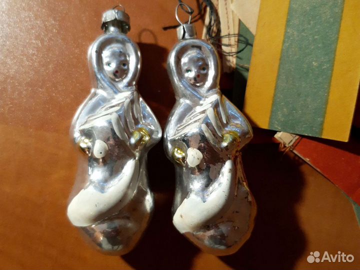 Елочные игрушки стекло